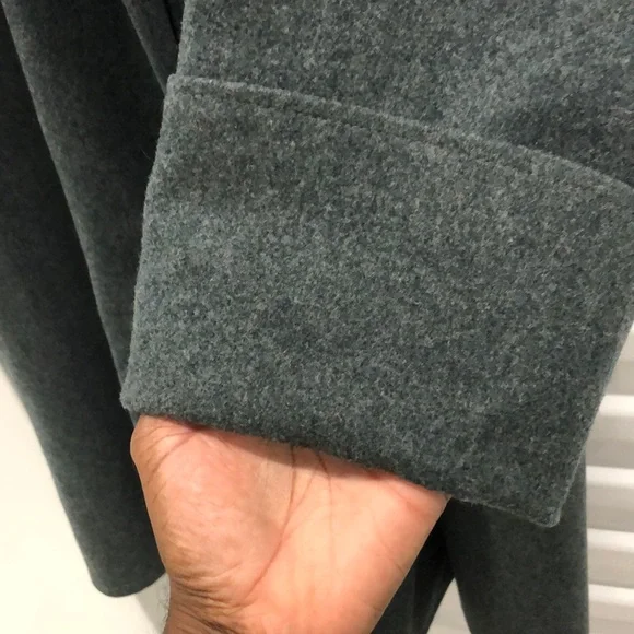 Vintage Men's Gray Military Overcoat - Picture 5 of 8